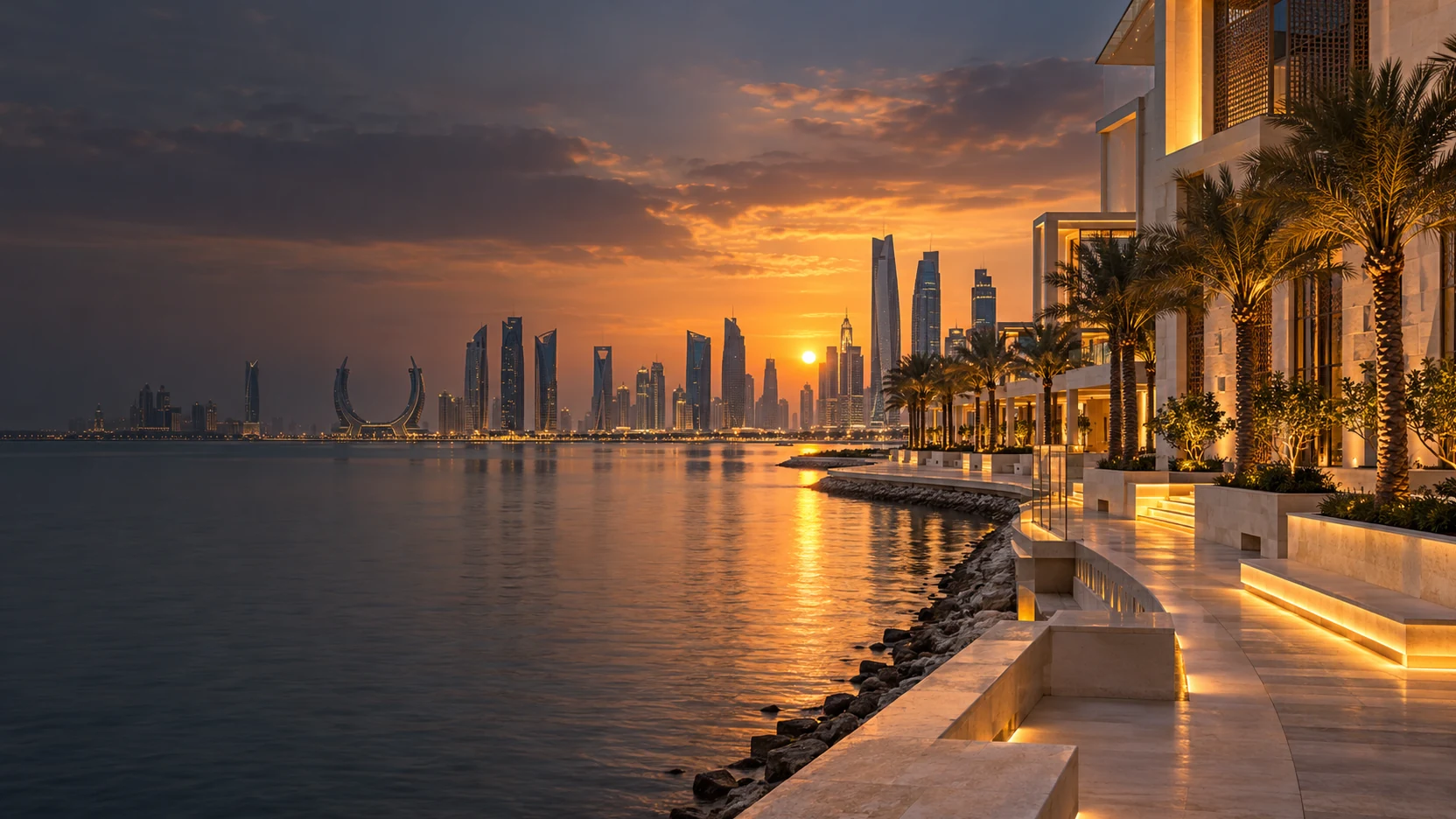 Qatar cityscape